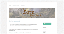 Desktop Screenshot of loremerchant.com