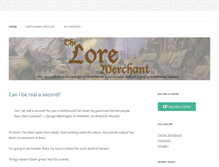 Tablet Screenshot of loremerchant.com